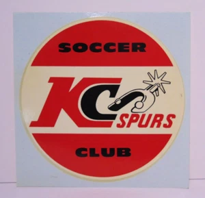 Rare 1968 1969 Vintage Kansas City Spurs Soccer Club Sticker Decal Transfer NASL - Picture 1 of 14