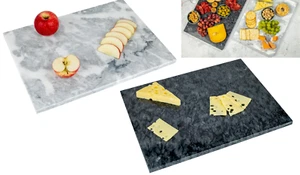 Marble Rectangle Chopping Board Kitchen Dining Serving Platter 40cm x 30cm - Picture 1 of 17