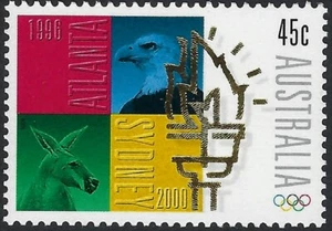 1996 Australia SG# 1638 Atlanta to Sydney Olympic Torch Handover mint MNH MUH - Picture 1 of 1