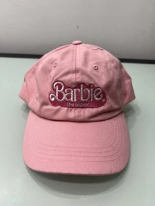 Barbie The Movie Promo Hat Logo Pink Hat with Adjustable Strap - Picture 1 of 21