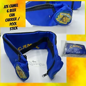 Vintage Joe Camel accendisigarette tela confezione 6 sacchetti birra/piscina bastone porta - Foto 1 di 8