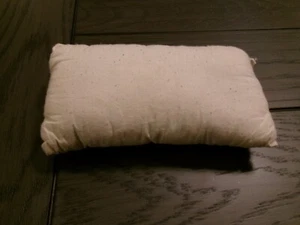 VINTAGE Pleasant Company American Girl Felicity Bed Pillow 7" BEIGE MUSLIN - Picture 1 of 4