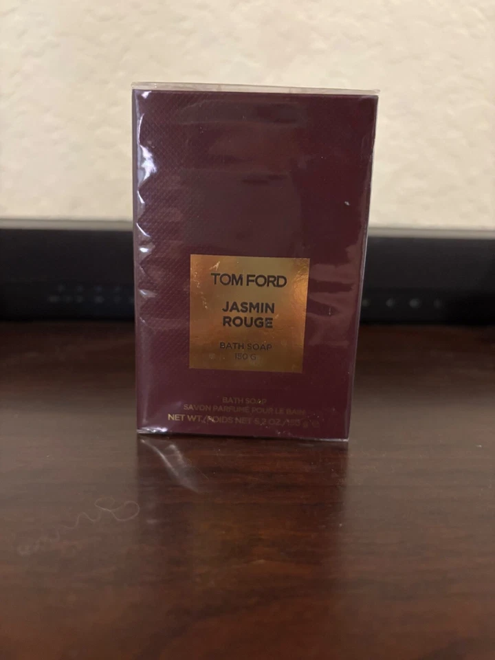 Barra de jabón de baño Tom Ford Jasmin Rouge 150G 5,2 OZ nueva ¡SELLADA! RARO Foto 1 de 3