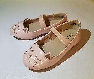 TCP Children's Place Pink Cat Shoes Sandals Size 7 Excellent Cond