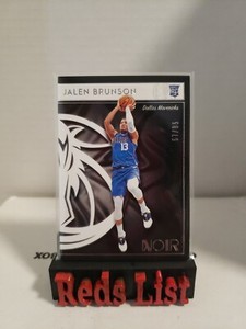 2018-19 Panini Noir Icon Edition 180 Jalen Brunson Rookie 57/85 New York Knicks 