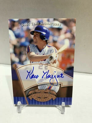 2005 Upper Deck Past time Signatures Ray Knight New York Mets - Image 1 of 2