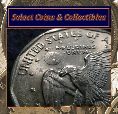 Mint Error 1999-P Susan B Anthony with Die Clash! #1092 - Image 1 of 4