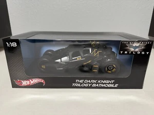 1/18 DIECAST HOT WHEELS THE DARK KNIGHT TRILOGY BATMOBILE TUMBLER (NEW) - Picture 1 of 4