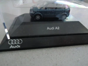 Rietze Audi A2 atlantikblau  in PC Box in Audi / Audi Collection  OVP (14_40-2) - Bild 1 von 6