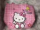 Grand sac fourre-tout en toile Hello Kitty neuf avec étiquettes par Sanrio F.A.B Starpoint Fleurs