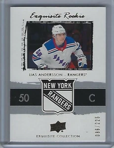 2018-19 Exquisite Collection '03-04 Retro Rookies #03RLA Lias Andersson 086/225 - Bild 1 von 2