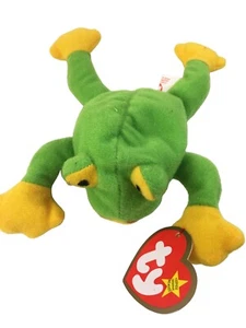 TY “Smoochy The Frog” Teenie Beanie Babies McDonalds RARE Vintage Plush 1993 - Picture 1 of 9