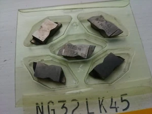 5 punte per scanalatura Kennametal tacca superiore NG32L K45 (NG3 2 L NG3062L NG 3 062 L 1/16 - Foto 1 di 2