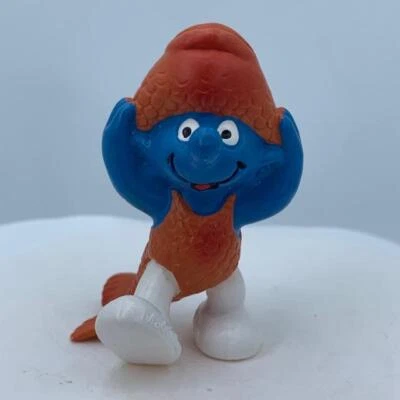 Los Pitufos 20719 Piscis Pitufo Pez Astrología Zodiaco Horóscopo Figura PVC Estatuilla Foto 1 de 4