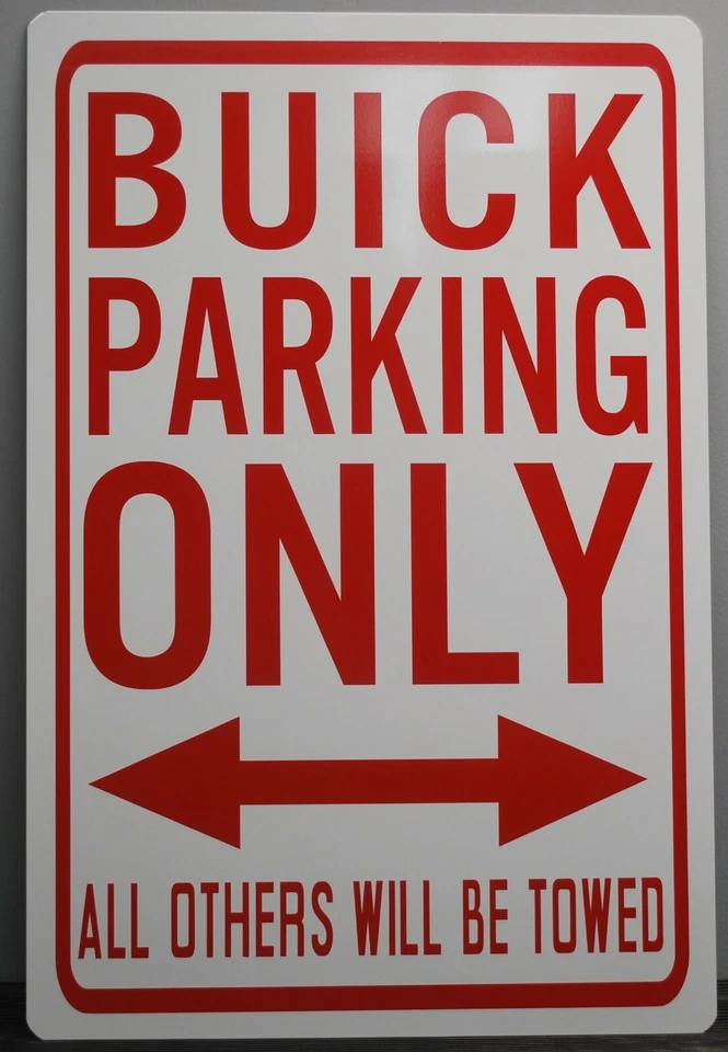 BUICK Parking Only Metal Street Sign Gran National GNX GS GSX Skylark Gran Sport Foto 1 de 1