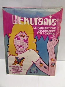 bustina sorpresa vintage - DEKOFANIE tatuaggi pop - cm 10 x cm 12,80 - - Picture 1 of 2