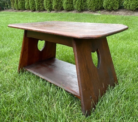 Old Hickory America Provincial Log Cabin Coffee table Bench Martinsville IN Cover