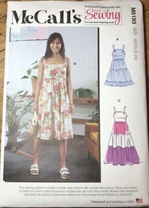 McCall’s M8193 Schnittmuster Gr. 6-24 ungeschnitten Sommerkleid Schneiderei Nähen - Bild 1 von 2
