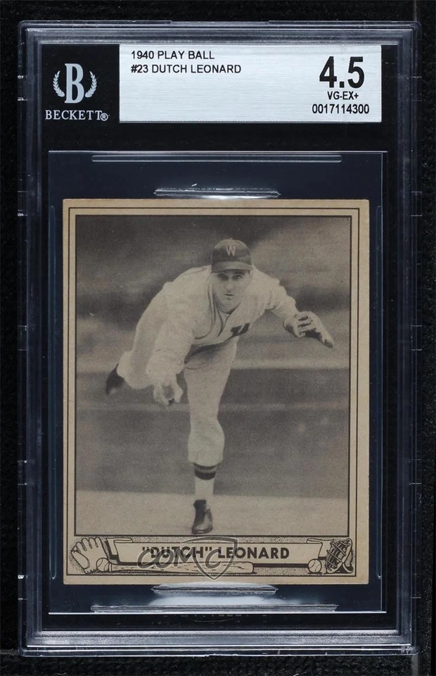 1940 Play Ball Dutch Leonard #23 BGS 4.5 - Image 1 of 2