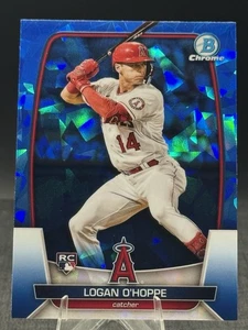 2023 Bowman Chrome Sapphire #51 Logan O'Hoppe Rookie RC LA Los Angeles Angels - Bild 1 von 2