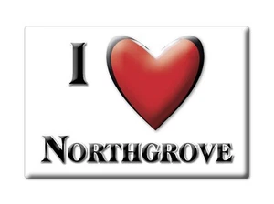 Northgrove, Leinster, Laois - Fridge Magnet I Love Souvenir Ireland Gift Idea - Foto 1 di 10