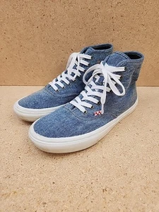 Vans Skate Authentic High x Hockey x Andrew Allen SZ 9 US MENS Blue Denim - Picture 1 of 13
