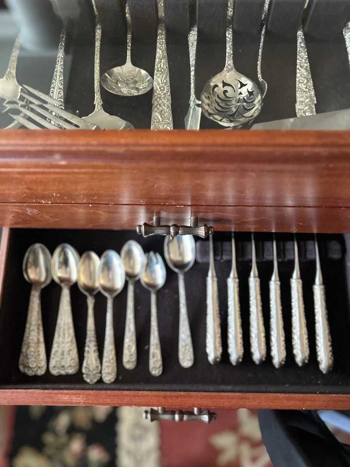 Repousse By Kirk 14 (four Piece) Place Settings With Additional Serving Pieces - Image 1 of 4