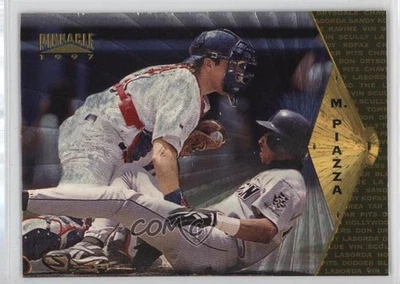 1997 Pinnacle Museum Collection Mike Piazza #103 HOF - Image 1 of 2