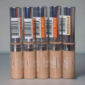 (5x) L'oreal Paris True Mach, Concealer 0.17 fl oz, N1-2-3 Neutral-Fair/Light - Picture 1 of 1