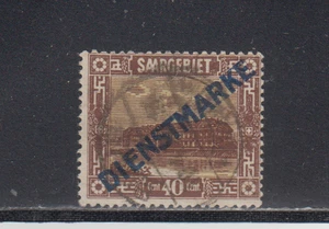 SAAR  :  1922/23 - USED - SCOTT # O11  OFFICIAL STAMPS  OVERPRINT - Picture 1 of 1