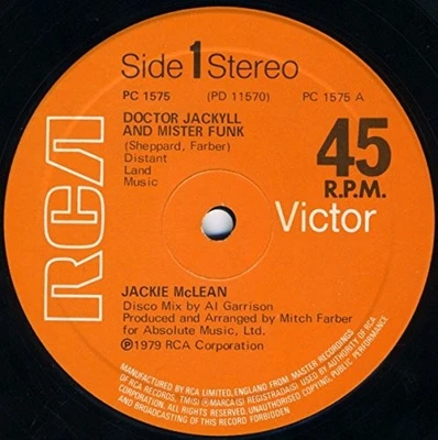 Jackie McLean - Doctor Jackyll And Mister Funk - Used Vinyl Record 1 - Y16669z Foto 1 de 2