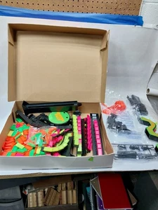 Domino Rally Delux Neon Vintage Game 1990 - Picture 1 of 20