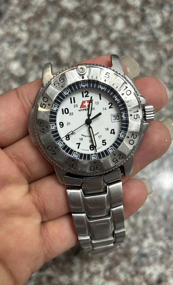 Cuarzo Swiss Hypertech Traser H3 Commander Military Diver vintage para hombre Foto 1 de 4