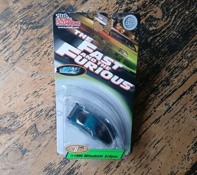 Racing Champions Fast & Furious 1995 Mitsubishi Eclipse MetalFLAKE TEAL Serie 8 Foto 1 de 4