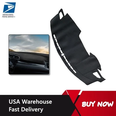 Dash Mat Cover Trim Pad Dashboard Mat Leather For Honda Civic 10th 2016-2021  - Изображение 1 из 4