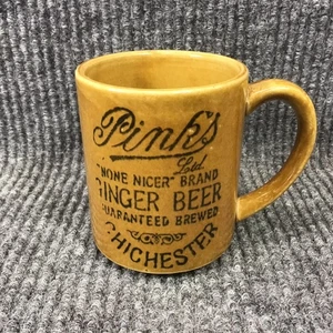 Vintage Pink’s “None Nicer” Brand Ginger Beer Chichester Advertising Coffee Mug - Picture 1 of 12