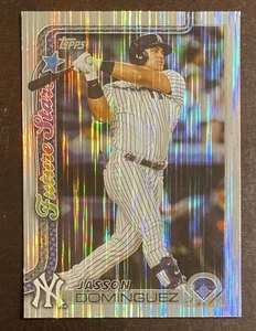 2025 Topps Series 2 - 590 Jasson Dominguez - Meijer Tinsel Foil - Bild 1 von 1