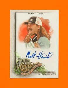 2022 Topps Allen & Ginter Full Size Auto #MA-MAM Matt Hamilton - Picture 1 of 2