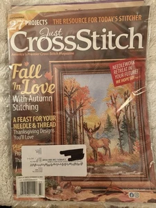 JUST CROSS STITCH MAGAZINE AUTUMN 2024 FALL IN LOVE New Sealed Free Shipping - Picture 1 of 1