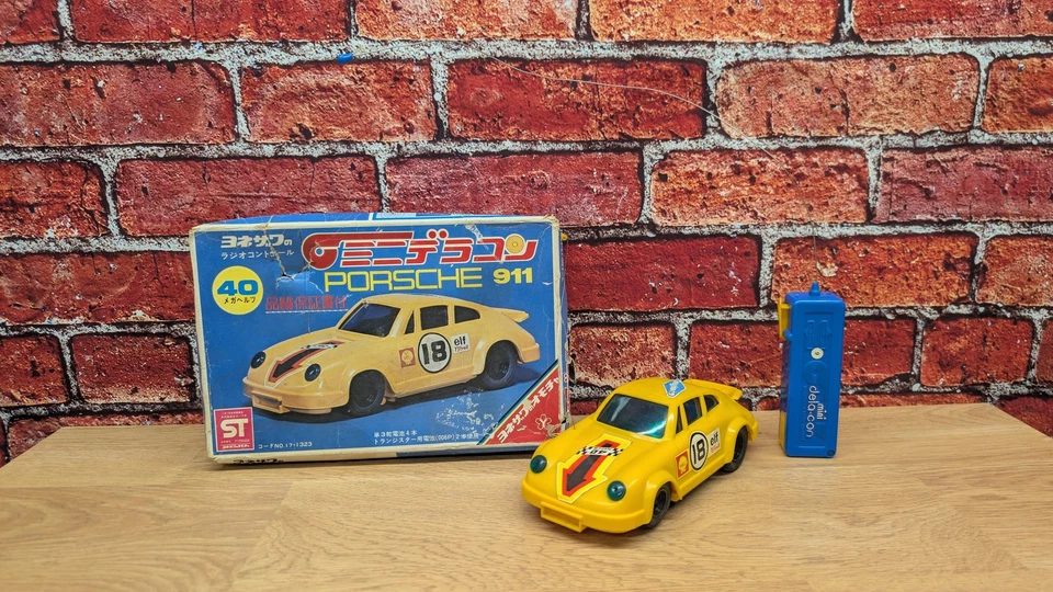 Vintage Yonezawa Mini-Con Porsche 911 RC Car Model Untested - Image 1 of 4