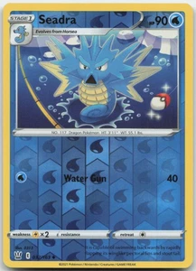 Seadra 032/163 Reverse Holo SWSH05: Battle Styles Pokemon Card NM - Picture 1 of 1