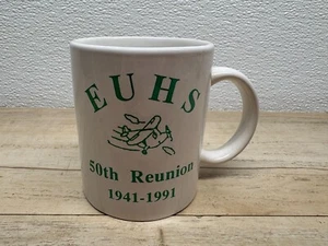 Vtg EUHS 50th Reunion 1941-1991 Porcrlain Coffee Mug Cup - Picture 1 of 7
