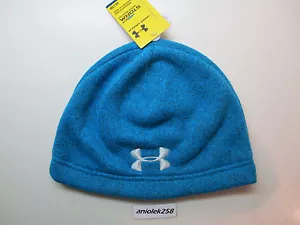 Under Armour Coldgear Storm Performance Damen Wintermütze Beanie in Blau - Bild 1 von 2