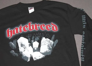 S * NOS vtg HATEBREED our only certainty long sleeve t shirt  - Picture 1 of 4