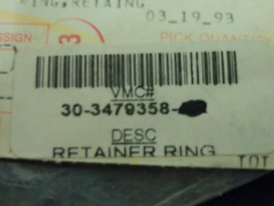 AGCO - ANILLO DE RETENCIÓN - 30-3479358 BX8ARL Foto 1 de 2