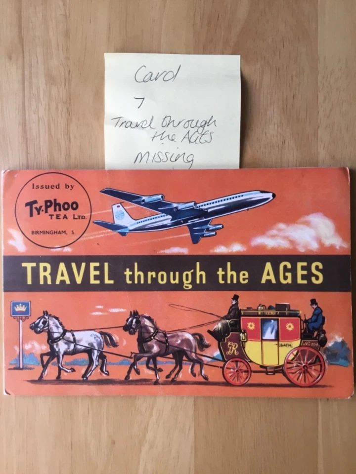 TY-PHOO TEA LTD - TEA CARDS ALBUMS - INCOMPLETE - THROUGH THE AGES - Image 1 of 1