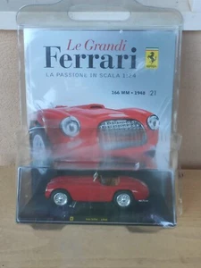 Ferrari 166 MM 1948 1/24 Modellino Centauria Die Cast Le Grandi Ferrari - Foto 1 di 8