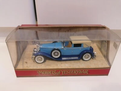 MATCHBOX 1930 DUESENBERG MODEL "J" 1:43 1 / 43 Y4 MODELS OF YESTERYEAR - Immagine 1 di 4