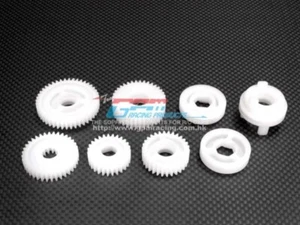 GPM DTRU1000 Delrin Main Gear Set for Tamiya Scania Tipper Tractor Truck Gearbox - Picture 1 of 4