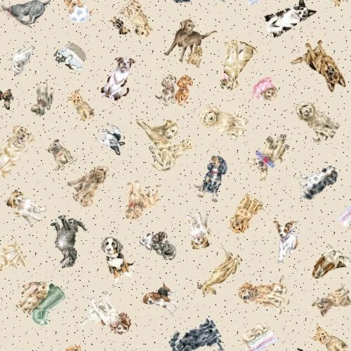 Whiskers & Paws de Maywood Studio - Perros arrojados crudos #10417-E Foto 1 de 1